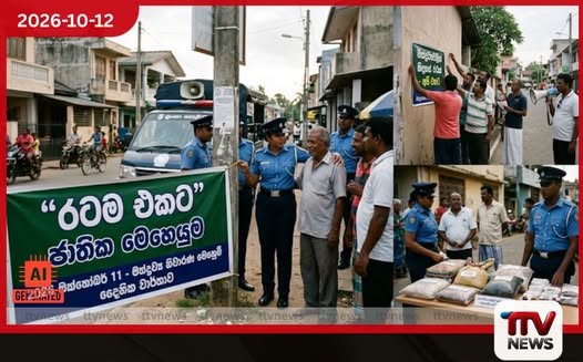 රටම එකට මෙහෙයුමෙන් එක් දිනකදී සැකකරුවන් 761ක් අත්අඩංගුවට