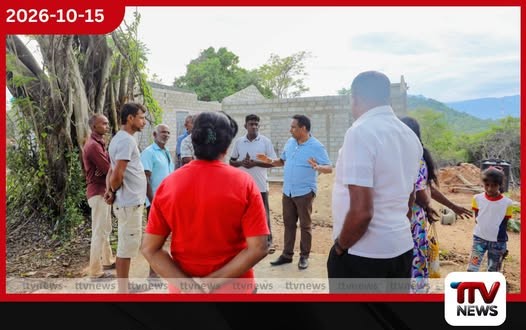 දිට්වාගෙන් පීඩාවට පත් මහියංගනයේ පවුල් වෙනුවෙන් ඉදිවන නව නිවාස 41කේ ඉදිකිරීම් අවසන් අදියරට