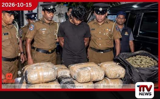 ගංජා කිලෝ 1යි ග්‍රෑම් 60ක් ළඟ තබා ගත් 27 හැවරිදි සැකකරුවෙකු රාගමදි අත්අඩංගුවට
