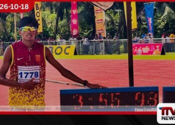 සමස්ත ලංකා පාසල් ක්රීඩා උළෙලේදී ලහිරු අචින්තගෙන් මිනිත්තු හතරට අඩු මීටර් 1,500 නව තරග වාර්තාවක්!