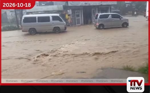 අකුණු සහිත අධික වැස්සෙන් නුවරඑළිය නගරය සහ ප්රධාන මාර්ග ජලයෙන් යටවෙයි!