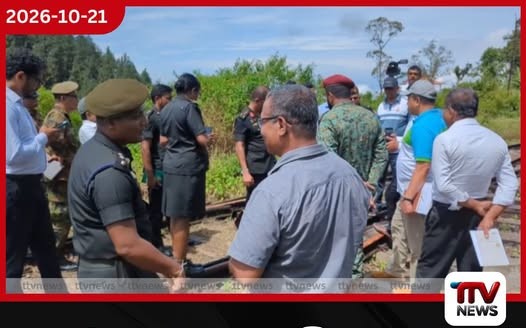 නායගිය වටවල දුම්රිය ස්ථානය යළි ඉදිකිරීමේ වගකීම යුද හමුදාවට භාර දෙයි!