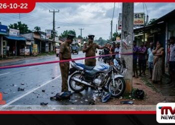36 හැවිරිදි පුද්ගලයාගේ යතුරුපැදිය මීගලෑවේදි පාලනය කරගත නොහැකිව විදුලි කණුවේ ගැටී අකාලයේ ජිවිතයෙන් සමුගනී