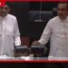 කාලගුණය ගැන අතුරු ප්‍රශ්නයකදී  සජිත්–බිමල් ගැටෙයි