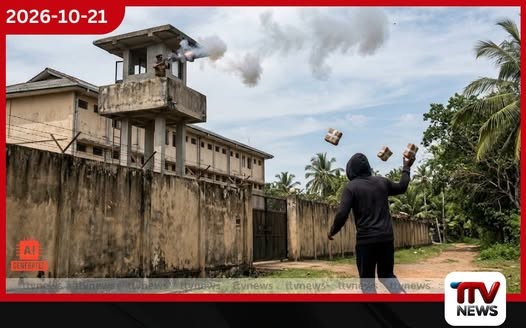 කළුතර බන්ධනාගාරයට පාර්සල් විසි කරන්න යද්දී නවත්වන්න ගිය නිලධාරීන් අහසට වෙඩි තබයි!