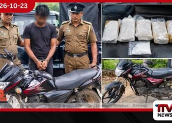 වැලිමඩ හෙරොයින් ප්රවාහනය කළ 29 හැවිරිදි සැකකරුවෙක් යතුරුපැදියත් සමඟ අත්අඩංගුවට