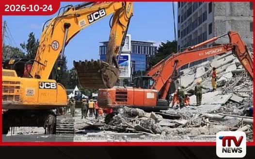 කෙන්යාවේ නයිරෝබි අගනුවර මහල් 13ක ගොඩනැගිල්ලක් කඩා වැටේ