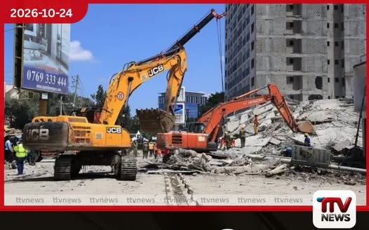 කෙන්යාවේ මහල් ගොඩනැගිල්ලක් කඩා වැටෙයි