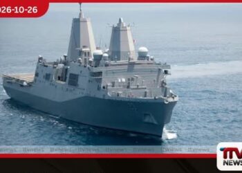 කැන්බරා ඇමරිකානු යුද නෞකාව මේ වසරේ දෙවැනි වරටත් කොළඹ වරායට පැමිණෙයි!