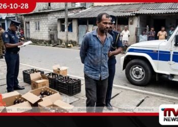 මීතොටමුල්ලටම හොර මත්පැන් බෙදන 40 හැවිරිදි සැකකරු බෝතල් 120ක් සමඟ මාට්ටු!