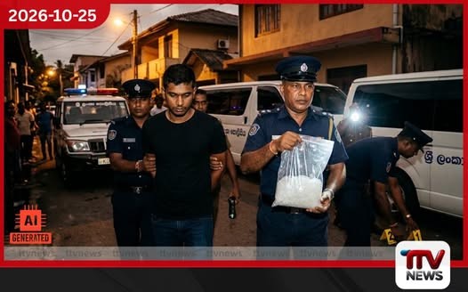 ගාල්ල කෝන්ගහදී අයිස් මත්ද්රව්ය ග්රෑම් 700ක් සමඟ 28 හැවිරිදි සැකකරුවෙකු අත්අඩංගුවට