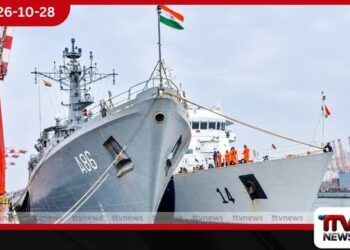 ඉන්දීය නාවික හා වෙරළාරක්ෂක නෞකා 3ක් කොළඹ වරායට